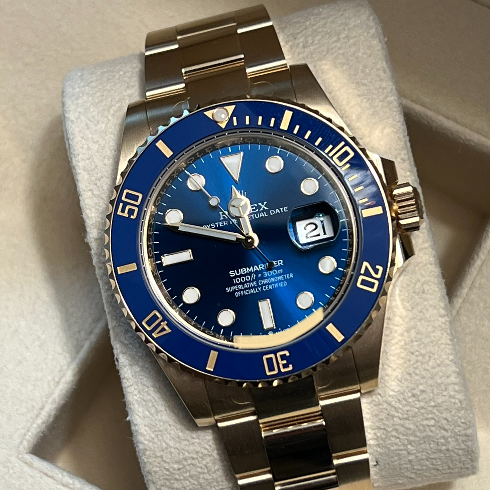 Rolex Submariner Date 41mm Factory Blue Dial ‘126613LB’