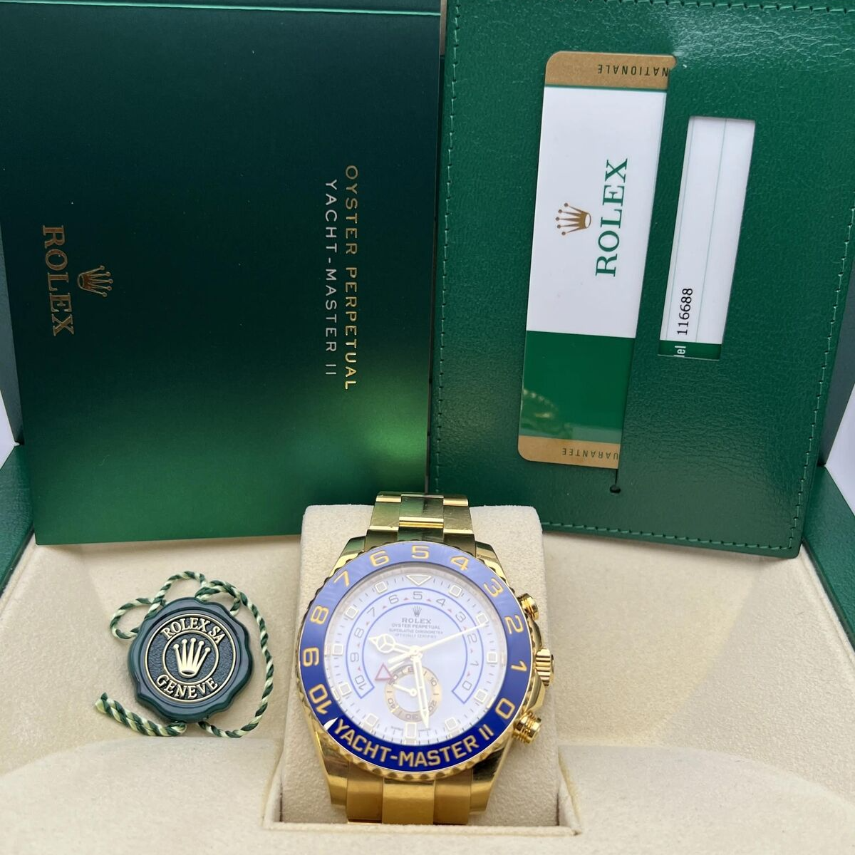 ROLEX YACHT-MASTER II 116688 18ct YELLOW GOLD - Carr Watches