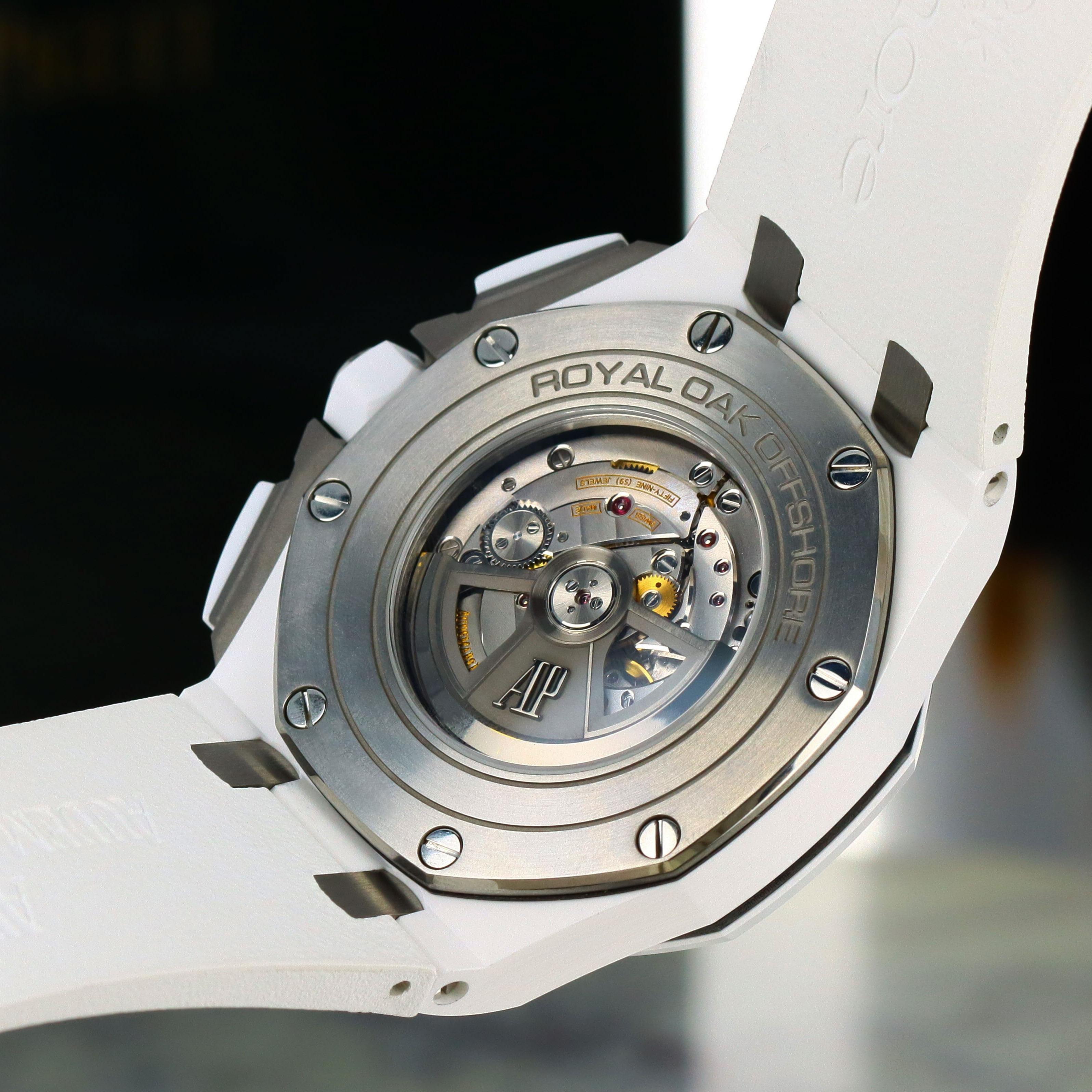 未使用品 オーデマピゲ AP OffShore カフリンクス Audemars Piguet Royal Oak Offshore Diver Khaki Green