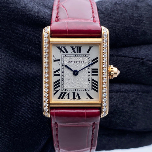 WJTA0010 Cartier Tank Louis Cartier Rose Gold