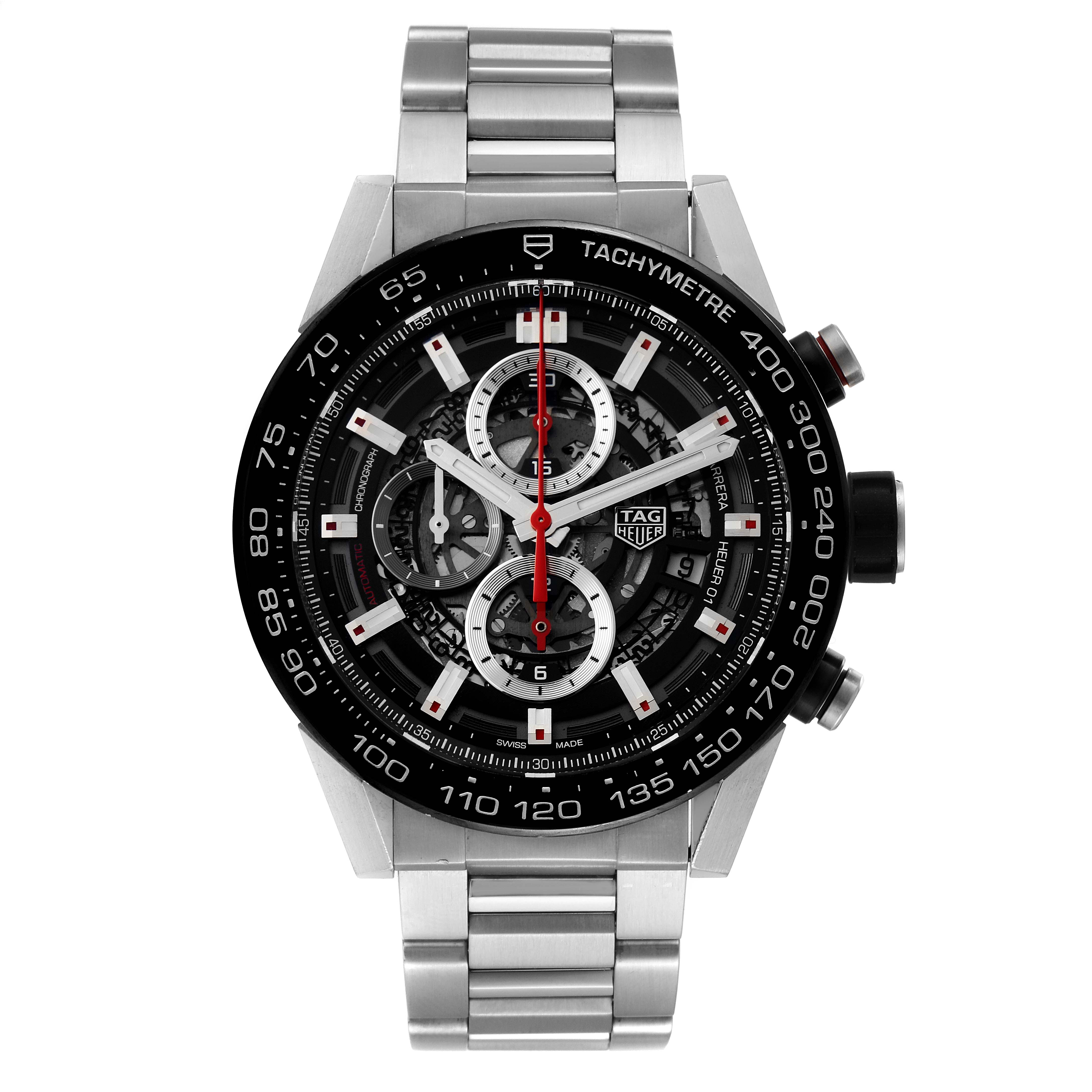 TAG Heuer Carrera Chronograph Calibre HEUER01 Automatic Men 45 mm -  CAR2A1Z.FT6044