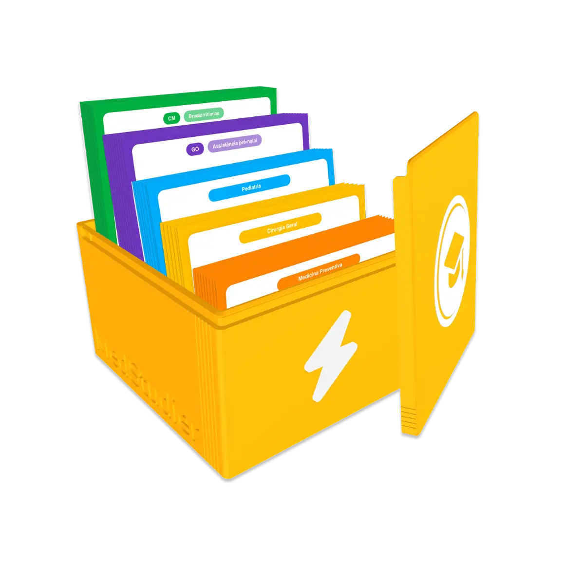 ⚡️ Caixa de Flashcards Físicos Revalida e Enamed | MedStudier
