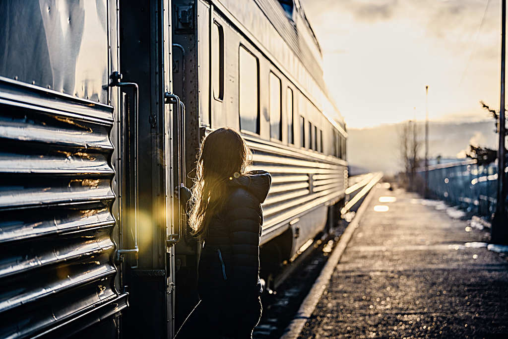 VIA Rail - Depart Jasper National Park