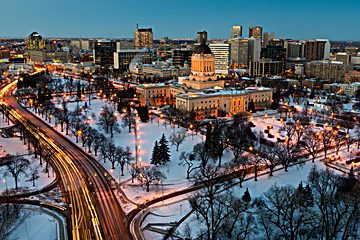 Arrive in Winnipeg 