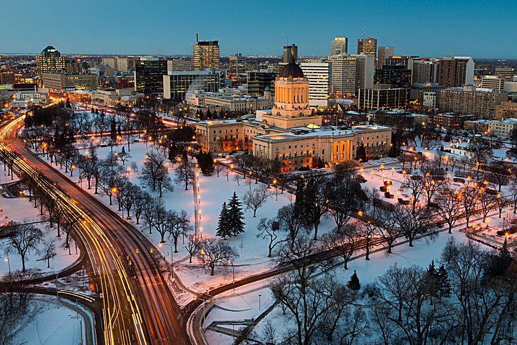 Arrive in Winnipeg