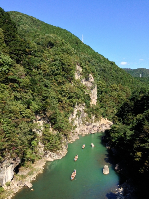 鬼怒川順流遊覽船