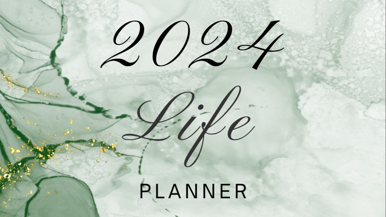 2024 Life Planner (Green) by Dominique - Pensight