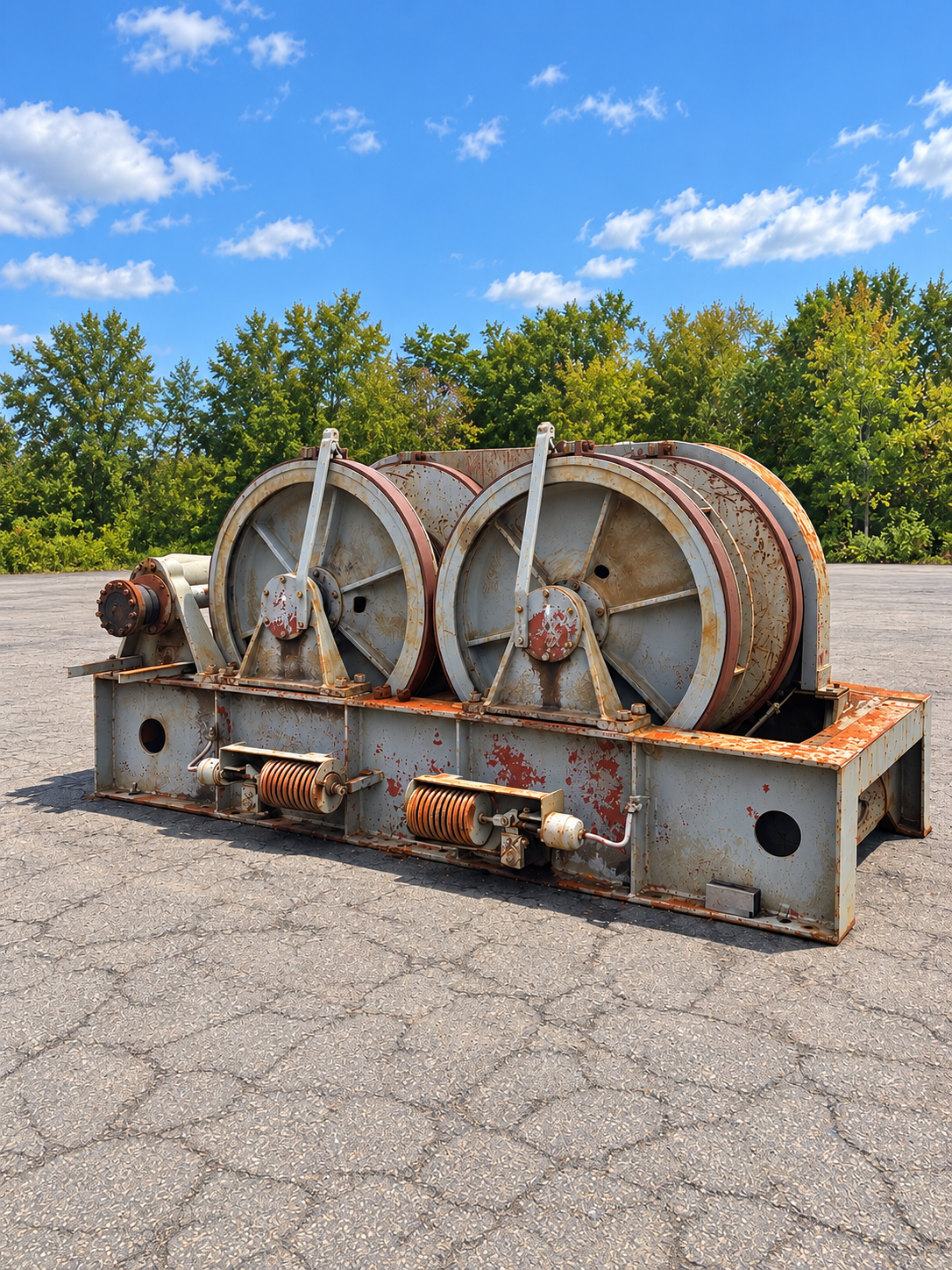 Clyde Frame 9 Double Drum Winch