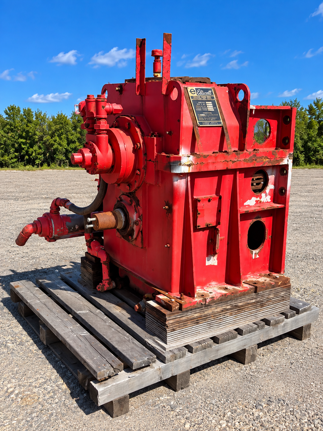 Ellicott Gearbox for a 16 inch Pump