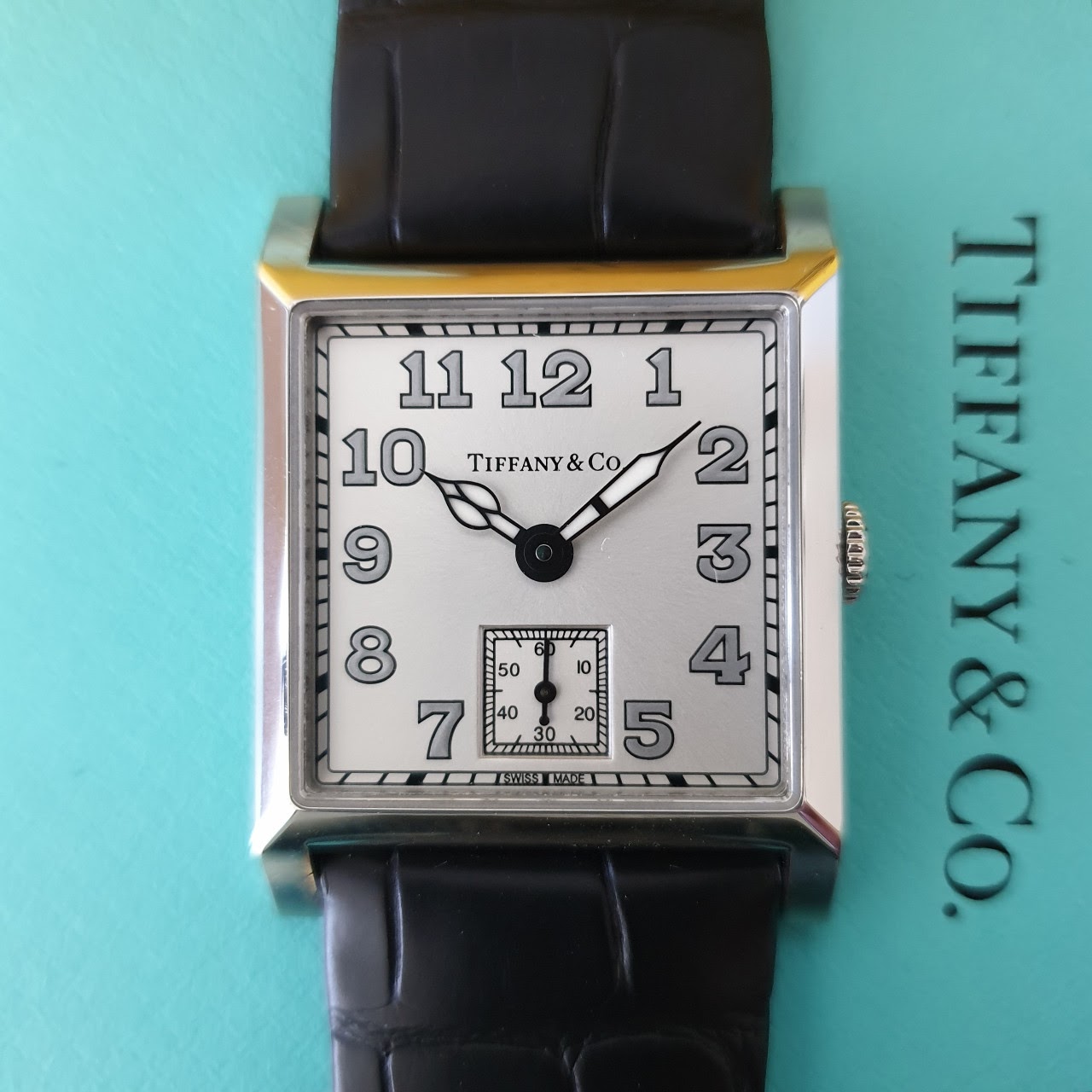 tiffany square watch