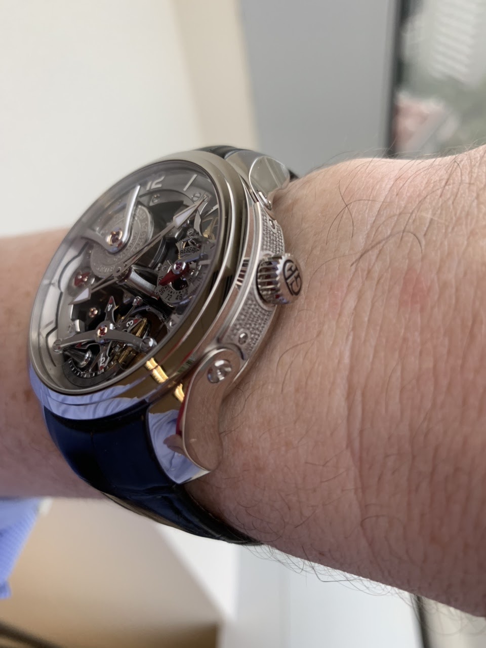 Greubel forsey double tourbillon clearance technique