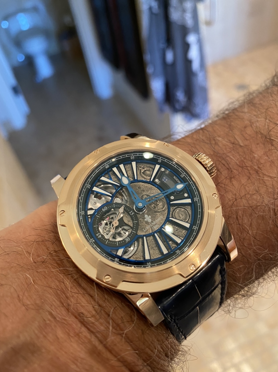 AHCI - Couple of watches I brought to Hawaii. One is my new acquisition. Louis  Moinet Moon.