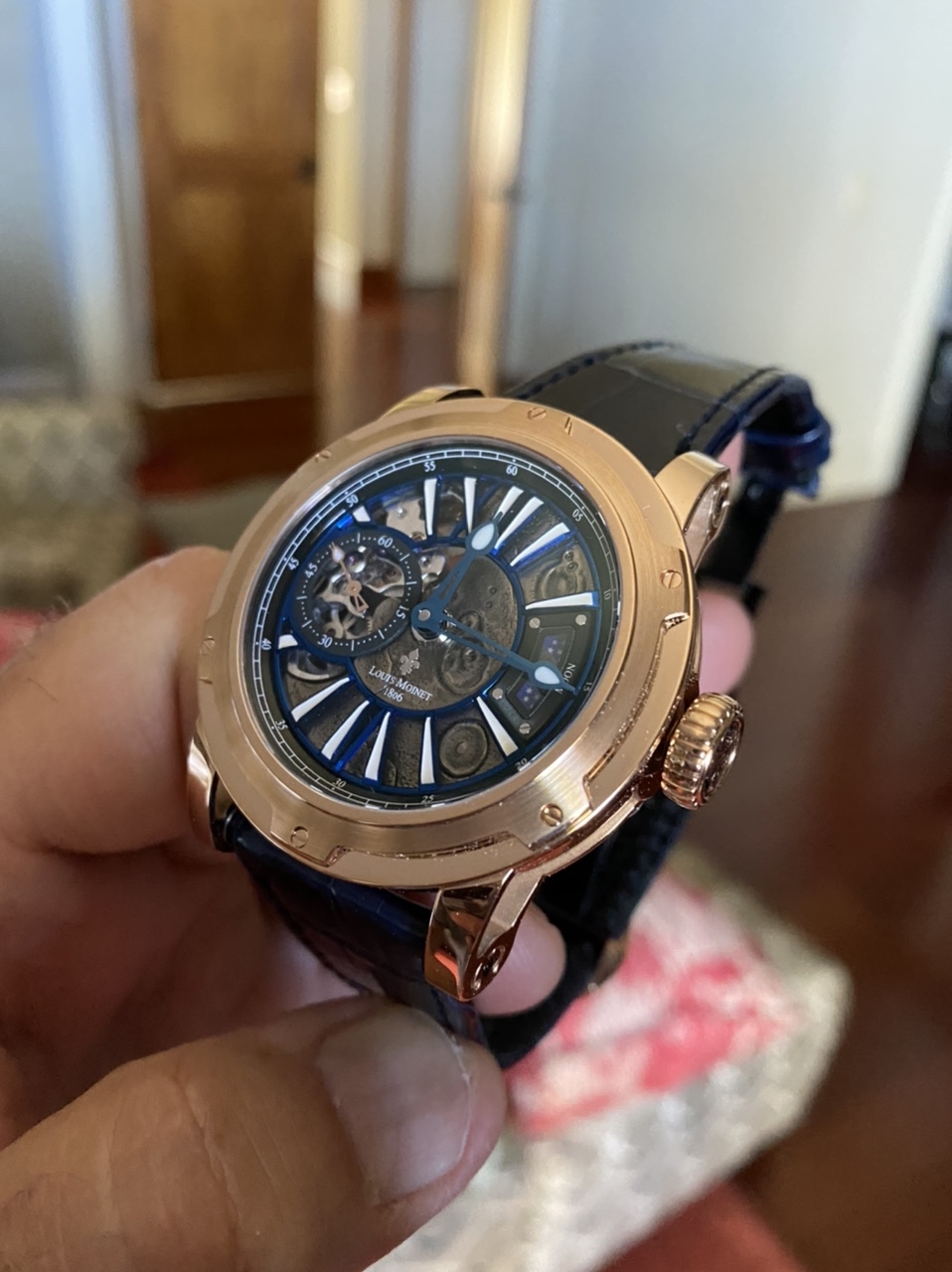 AHCI - Couple of watches I brought to Hawaii. One is my new acquisition. Louis  Moinet Moon.