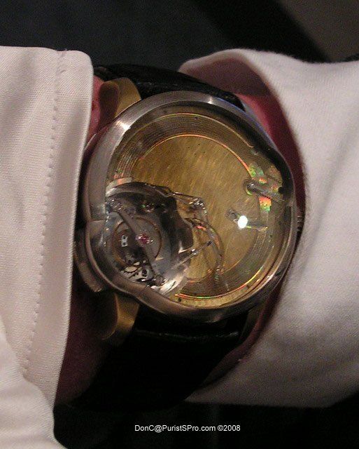 24 Second inclined prototype worn by Mr. Forsey