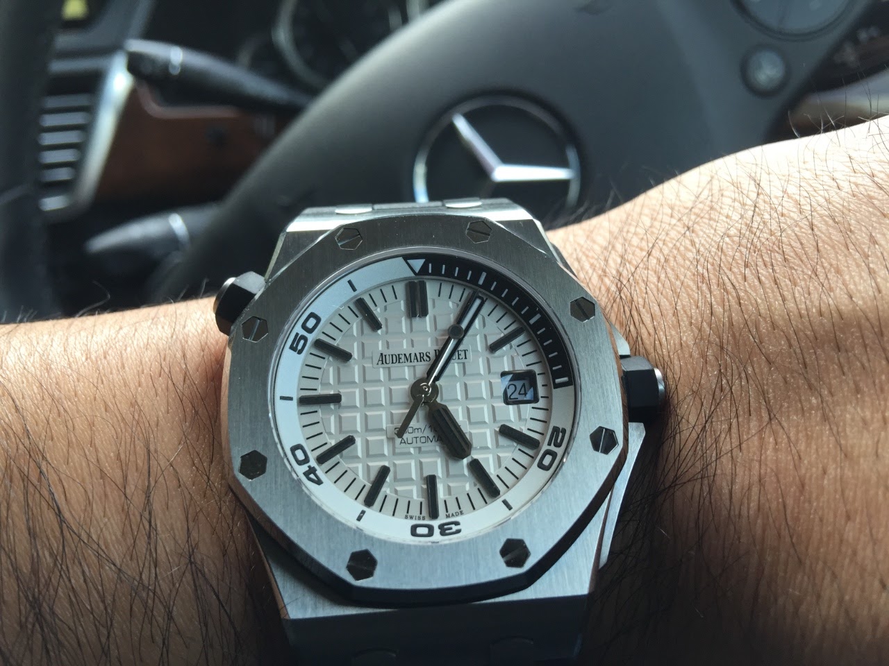 Audemars Piguet AP Diver White Dial