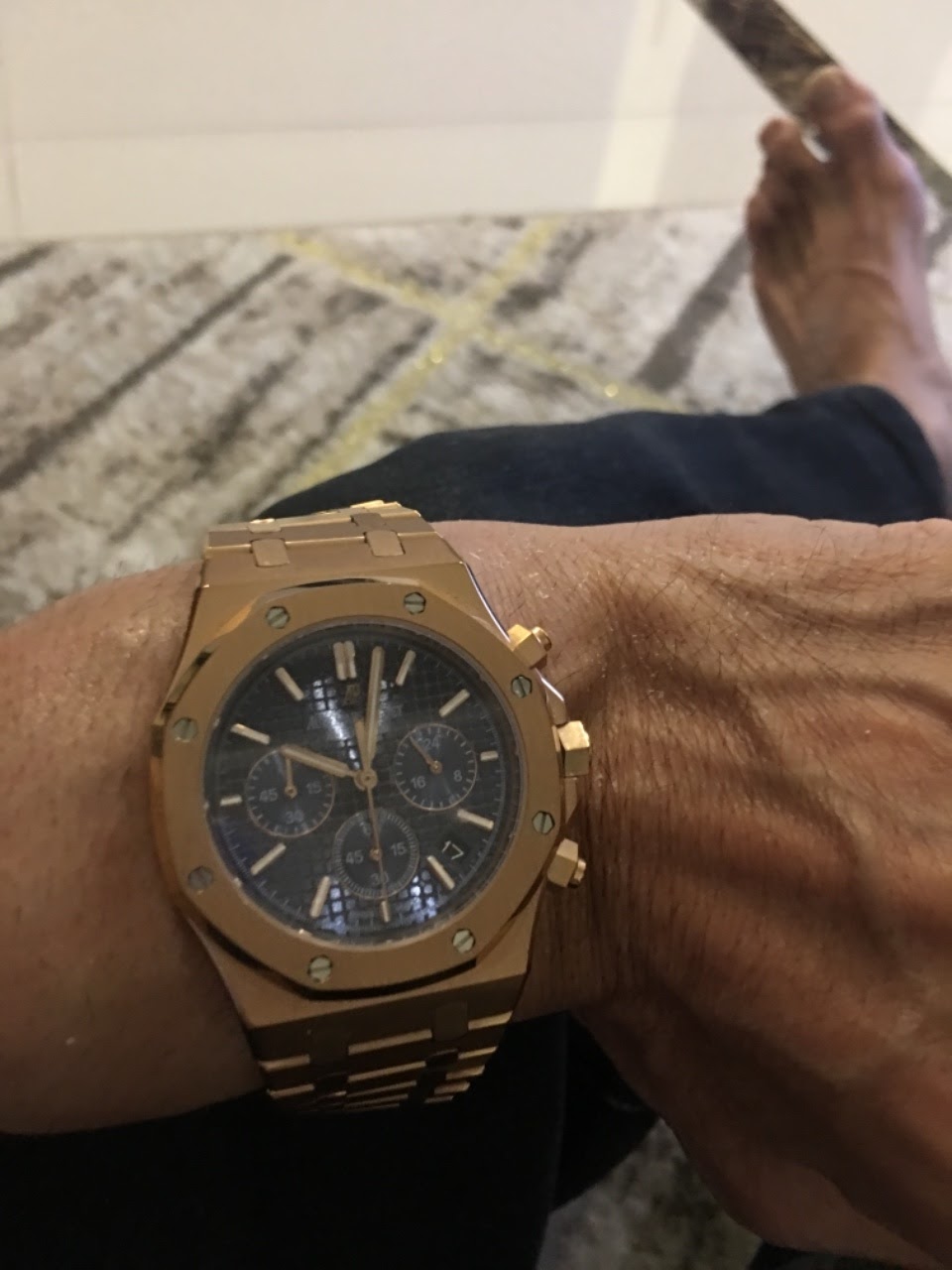 Audemars Piguet - Wearing the Royal Oak chronograph