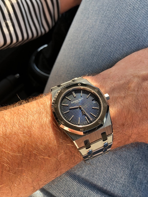 Audemars Piguet Royal Oak Perpetual Calendar: IP vs. BC Salmon Dial