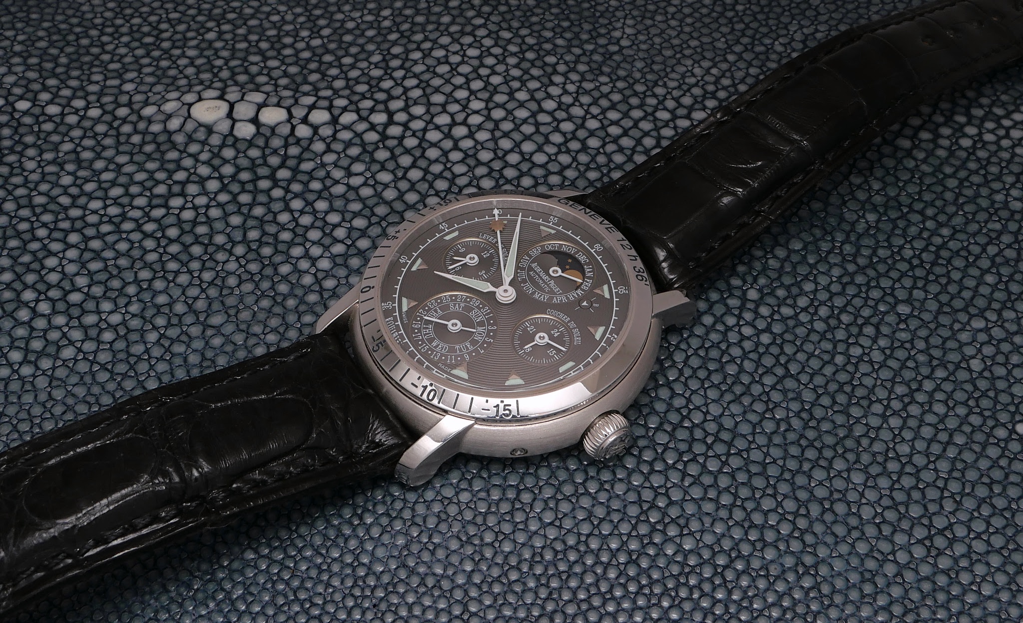 Audemars Piguet Audemars Piguet Jules Audemars Perpetual Calendar Equation of Time in White Gold.