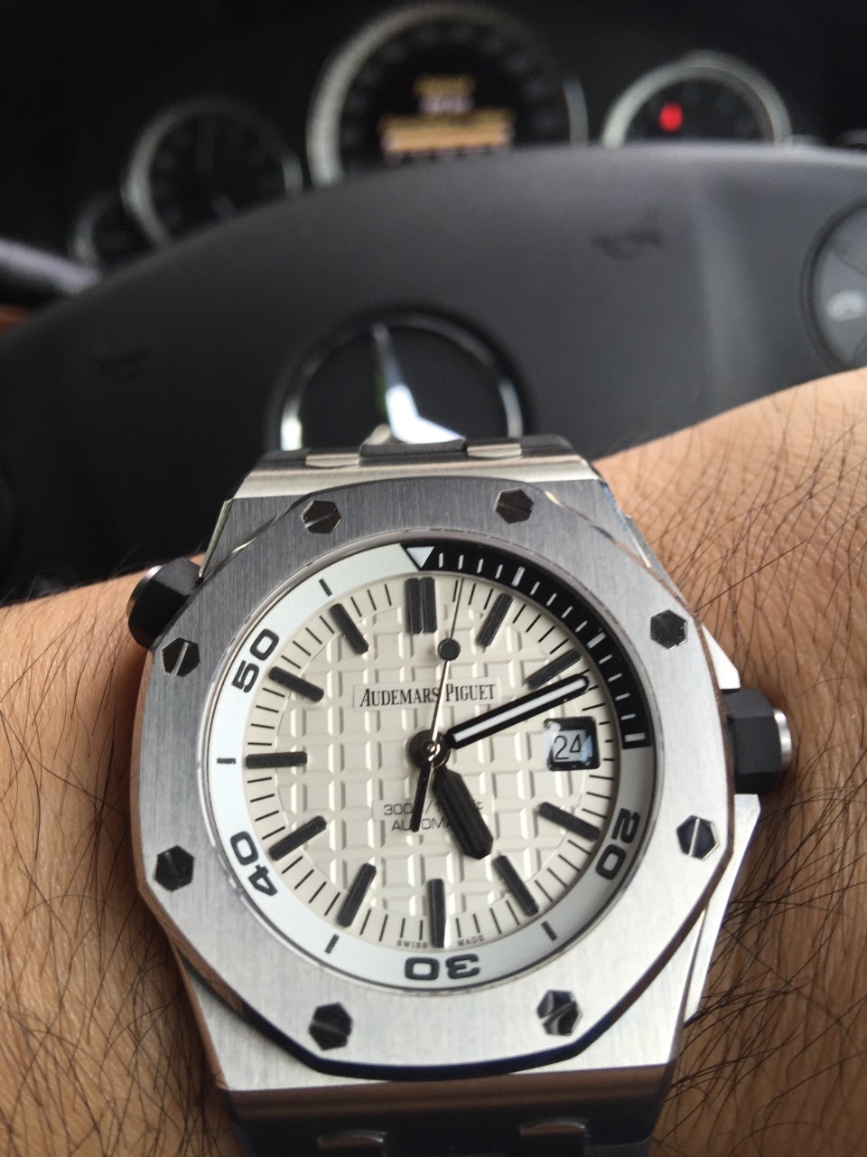 Audemars Piguet AP Diver White Dial