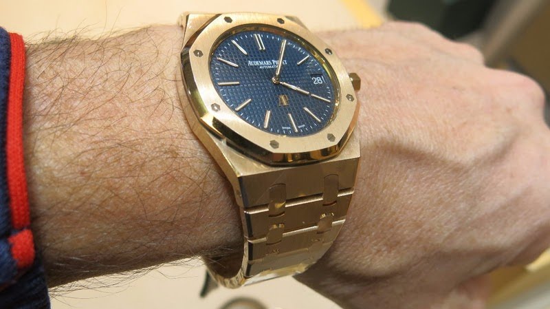 Golden Extra Thin Royal Oak | Audemars Piguet | WatchProSite
