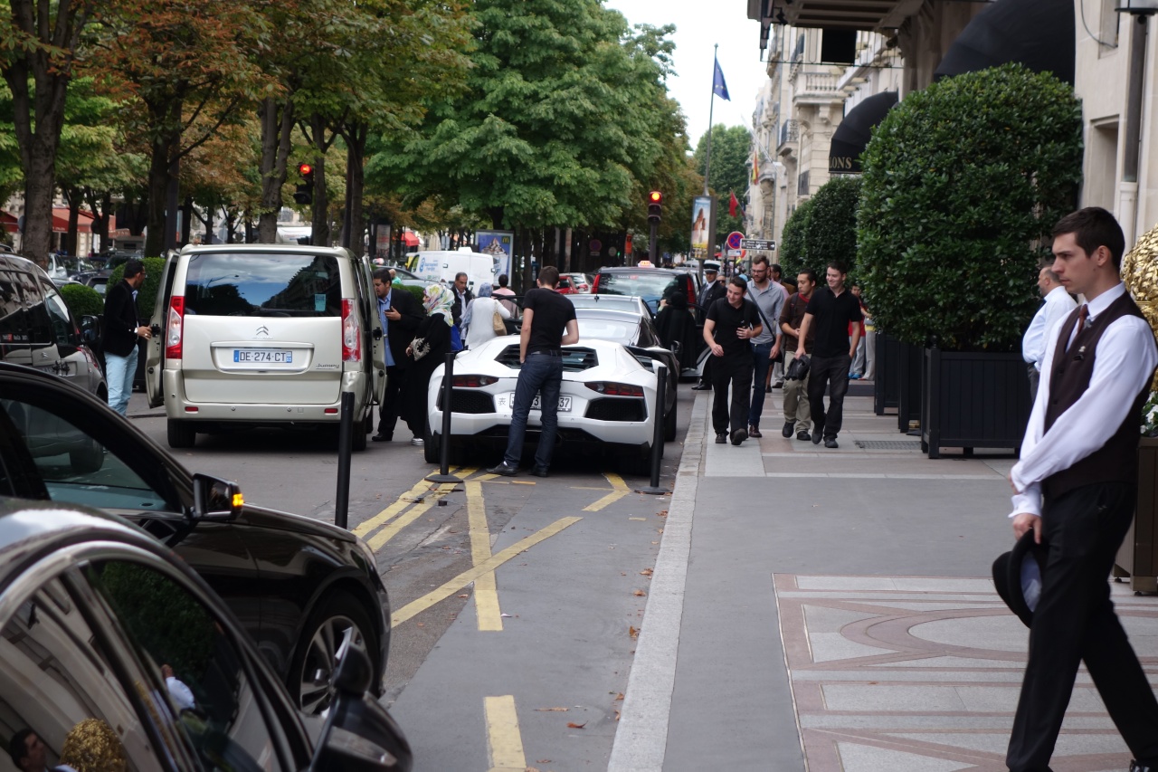 Lamborghini and Lamborghini, and there was an Audi R8 that you cant see in the photo