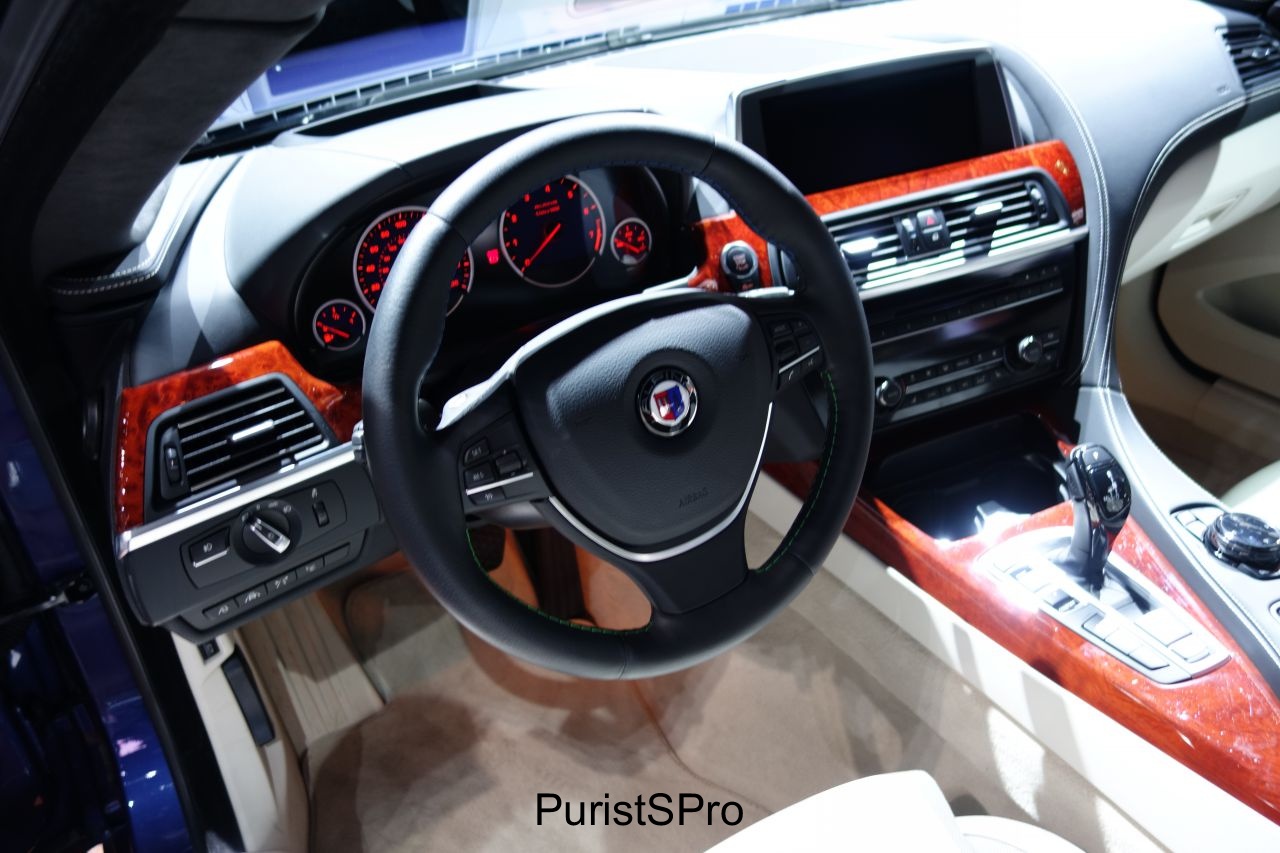 The sophisticated ALPINA interior