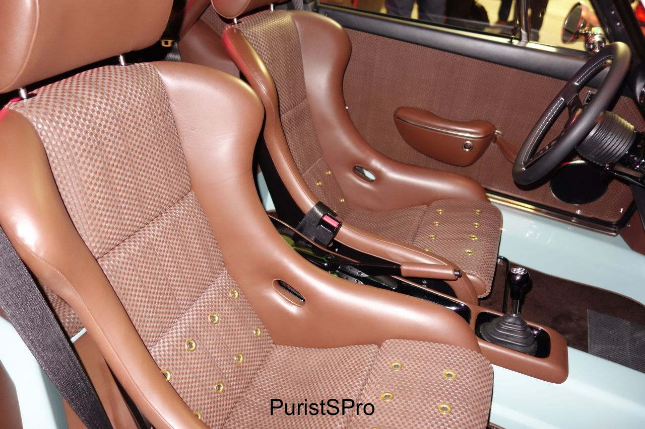 Interior of Singer Porsche