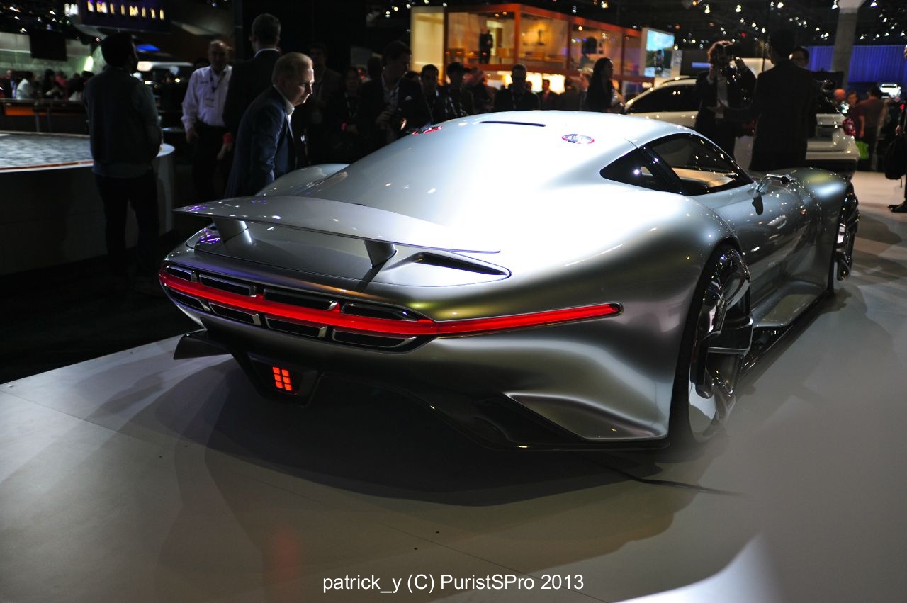 The GT VISION Concept car's rear.