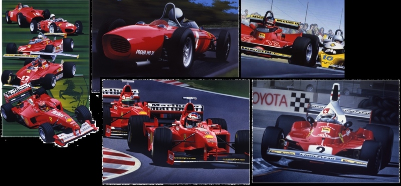 Ferrari race cars