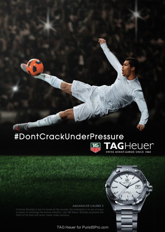 TAG Heuer Cristiano Ronaldo Limited Edition 42 mm Watch in Black Dial