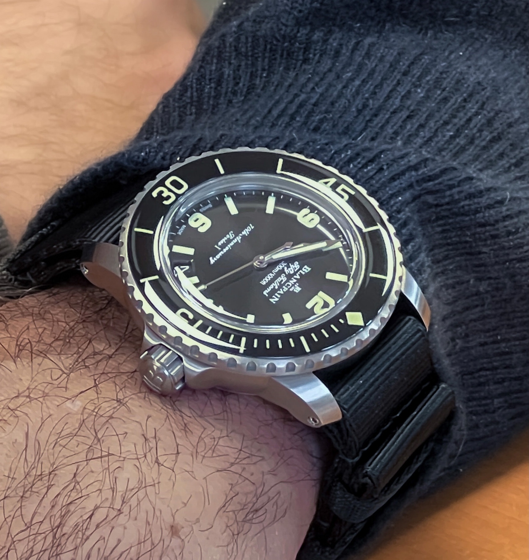 Blancpain fifty shop fathoms 40mm