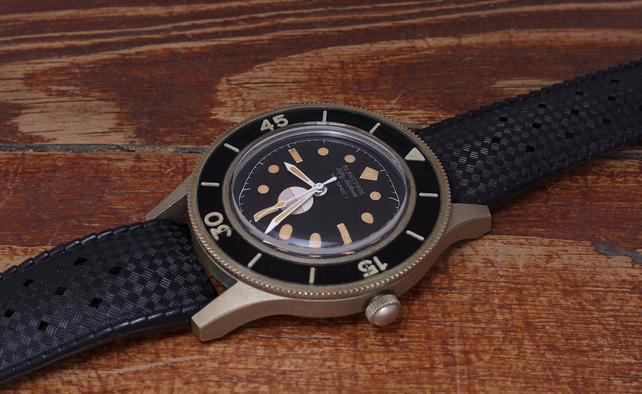 Blancpain - A superb Vintage Blancpain Bronze Milspec.