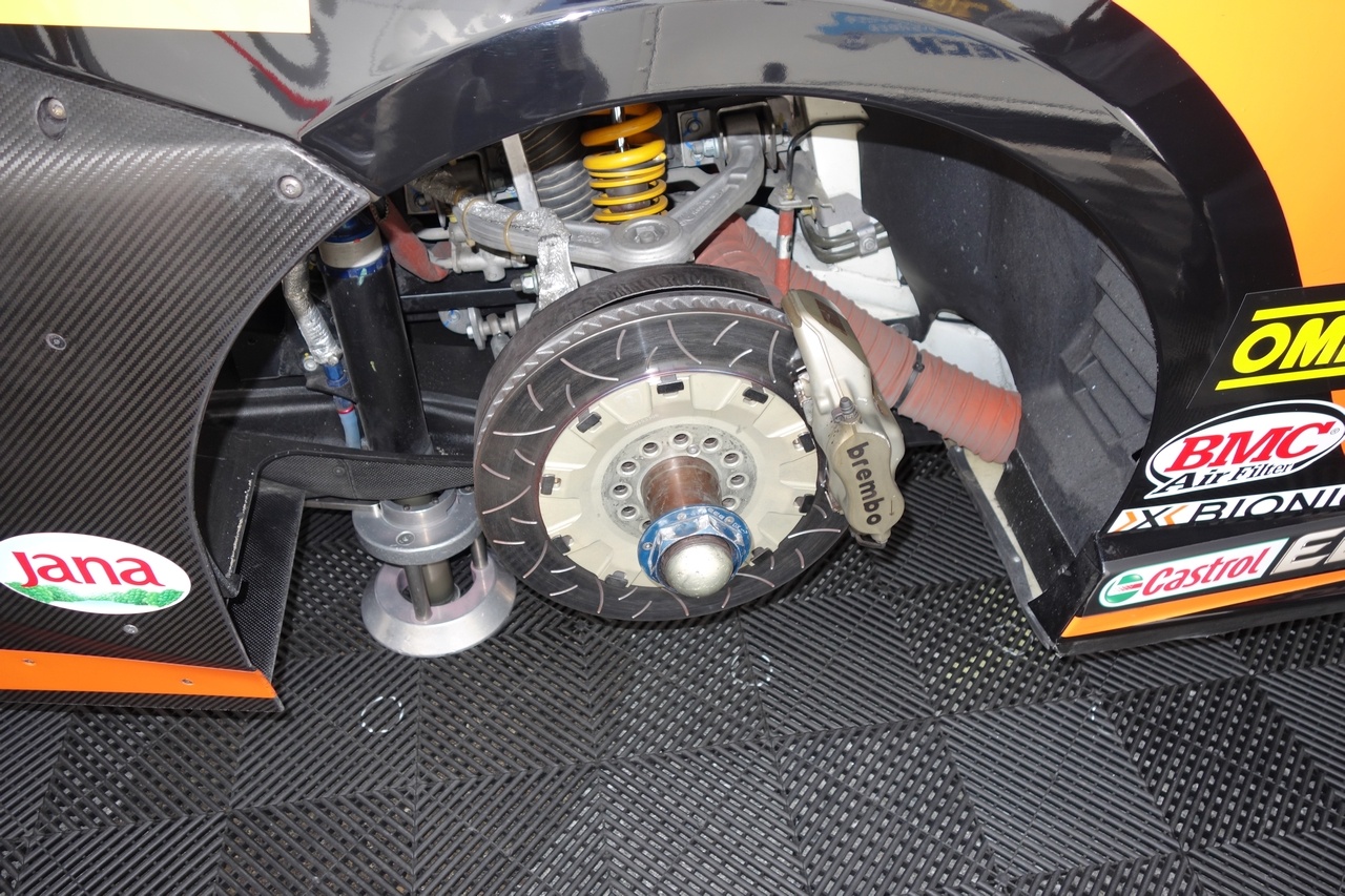 A Four Piston Caliper brake.