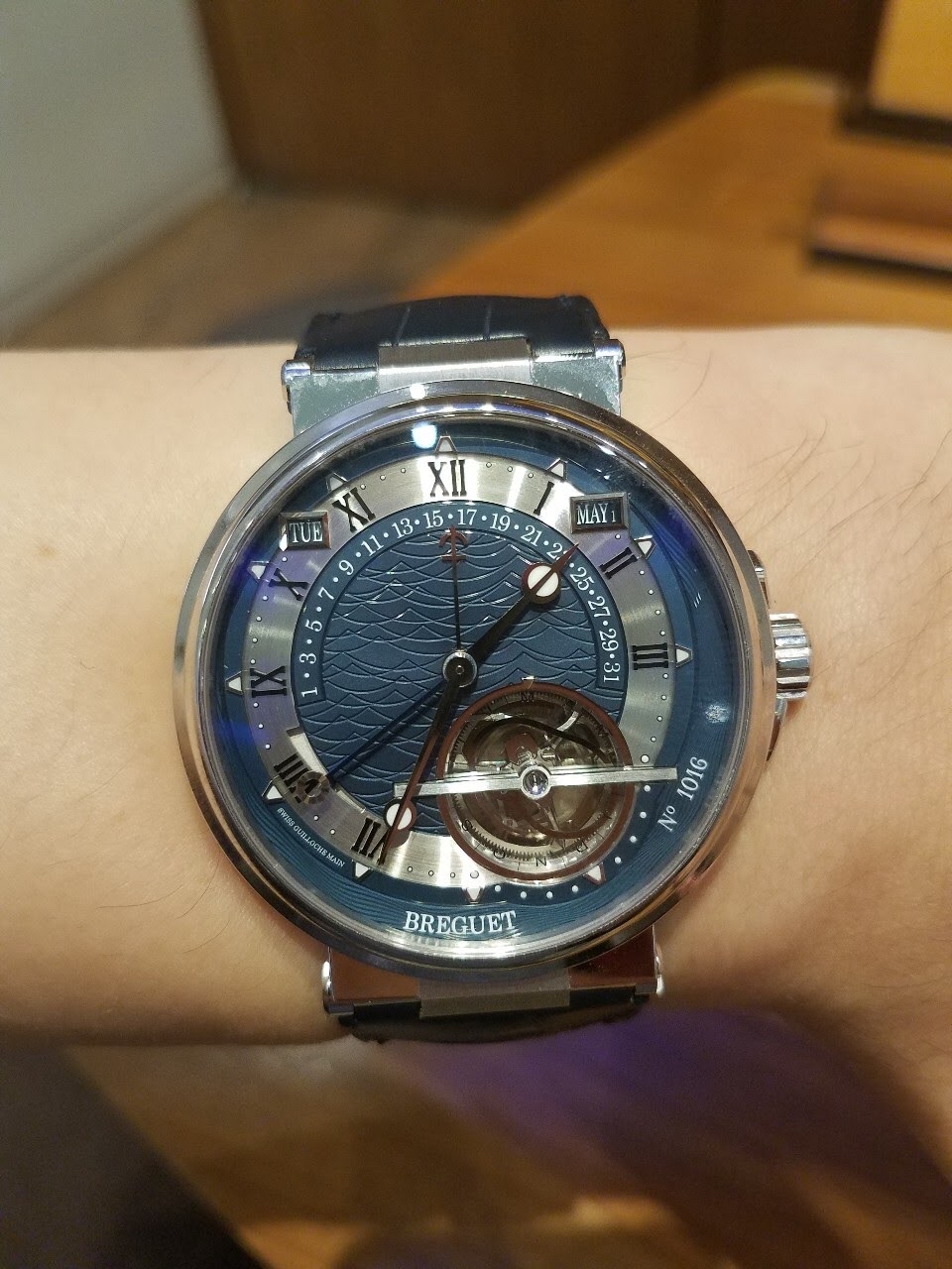 Breguet Trying on two nice pieces