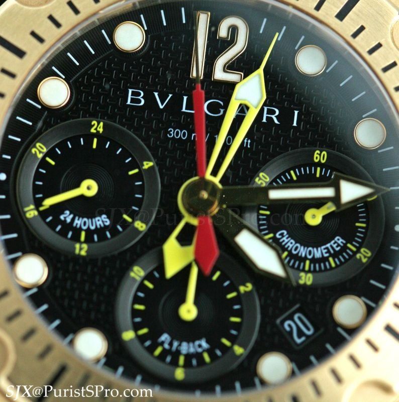 bvlgari diagono professional scuba chrono flyback