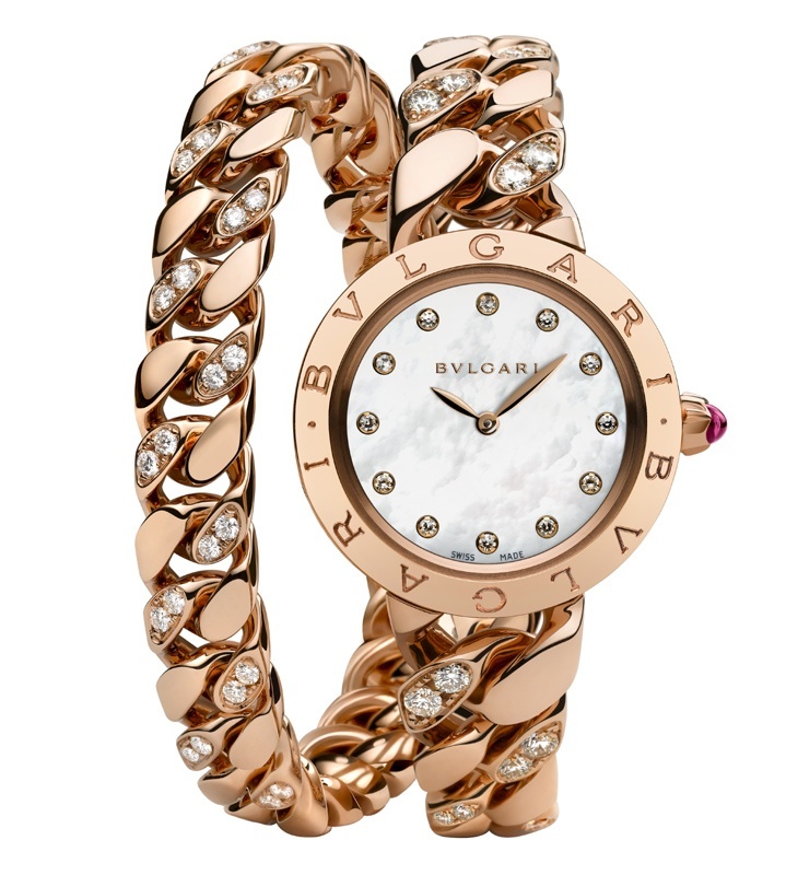 bvlgari chain watch