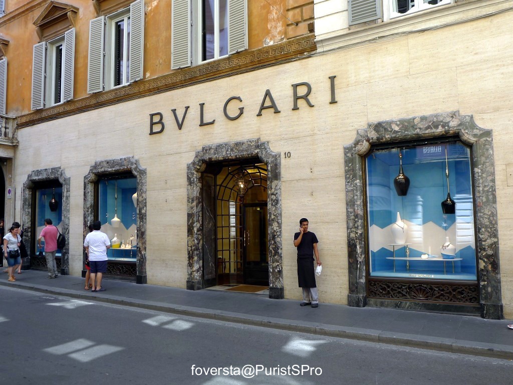 bulgari roma via aurelia