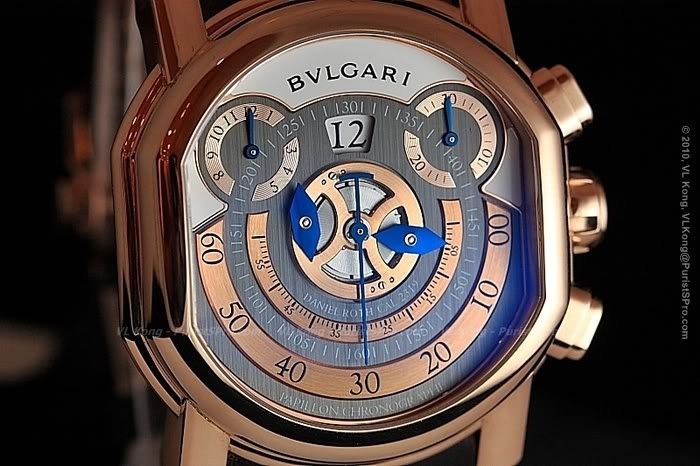 bulgari papillon chronograph watch