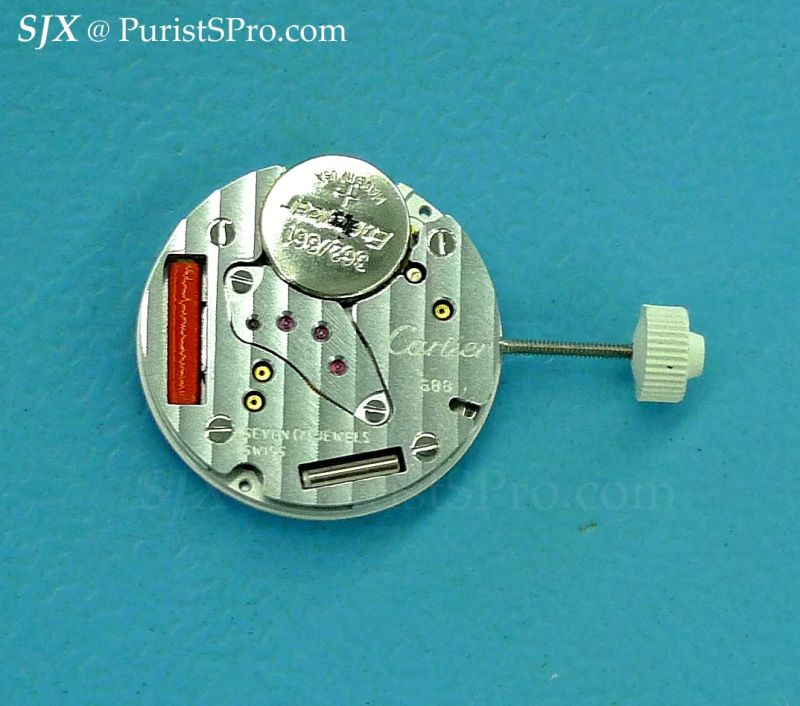 cartier tank quartz movement