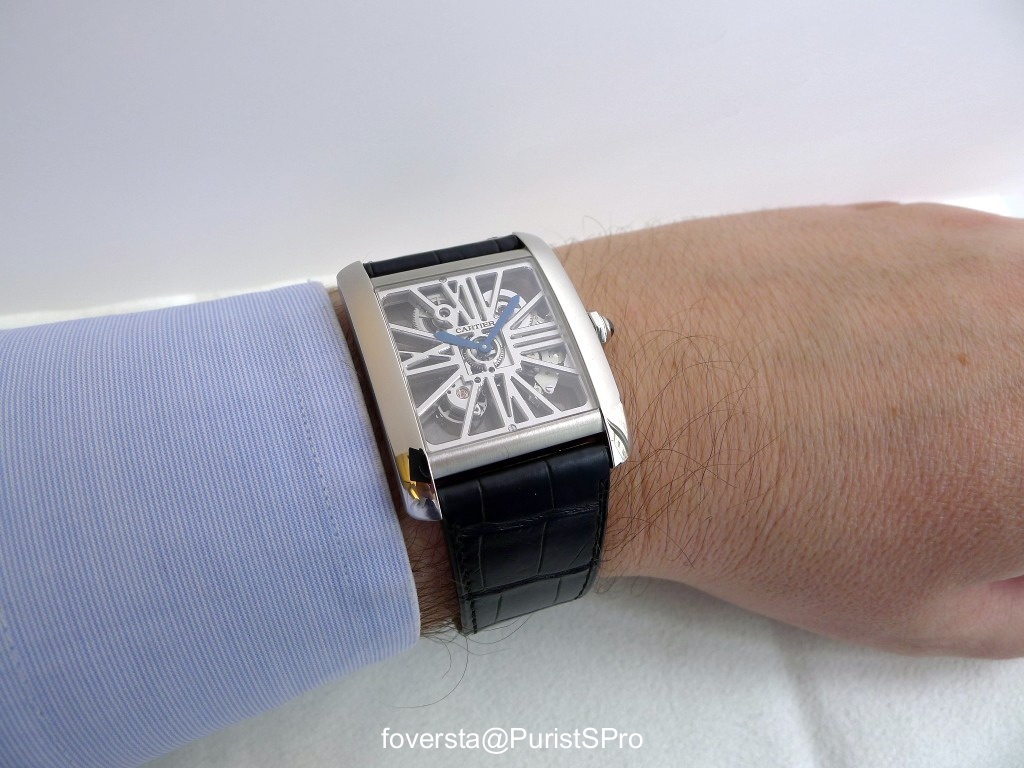 cartier see through watch