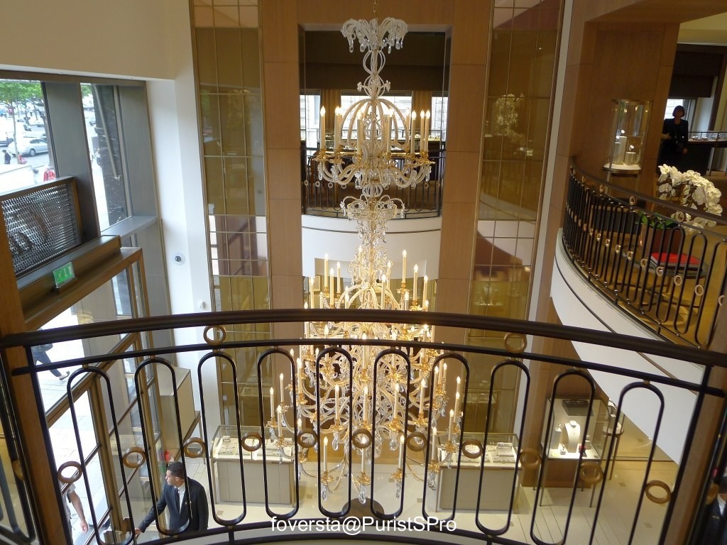 Cartier Store On Avenue Des Champselysees And Crowds Of Tourists