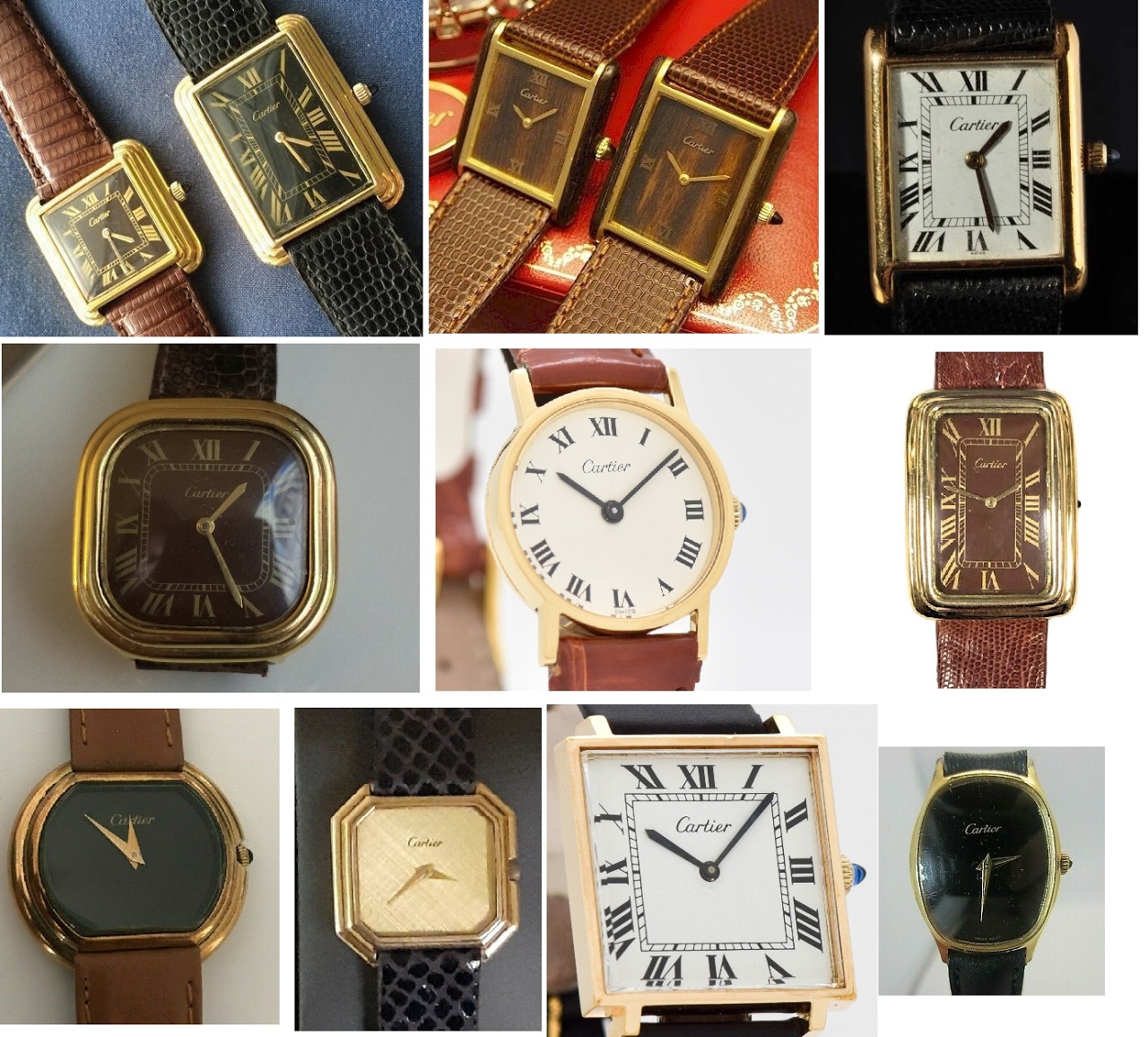 cartier watch all models