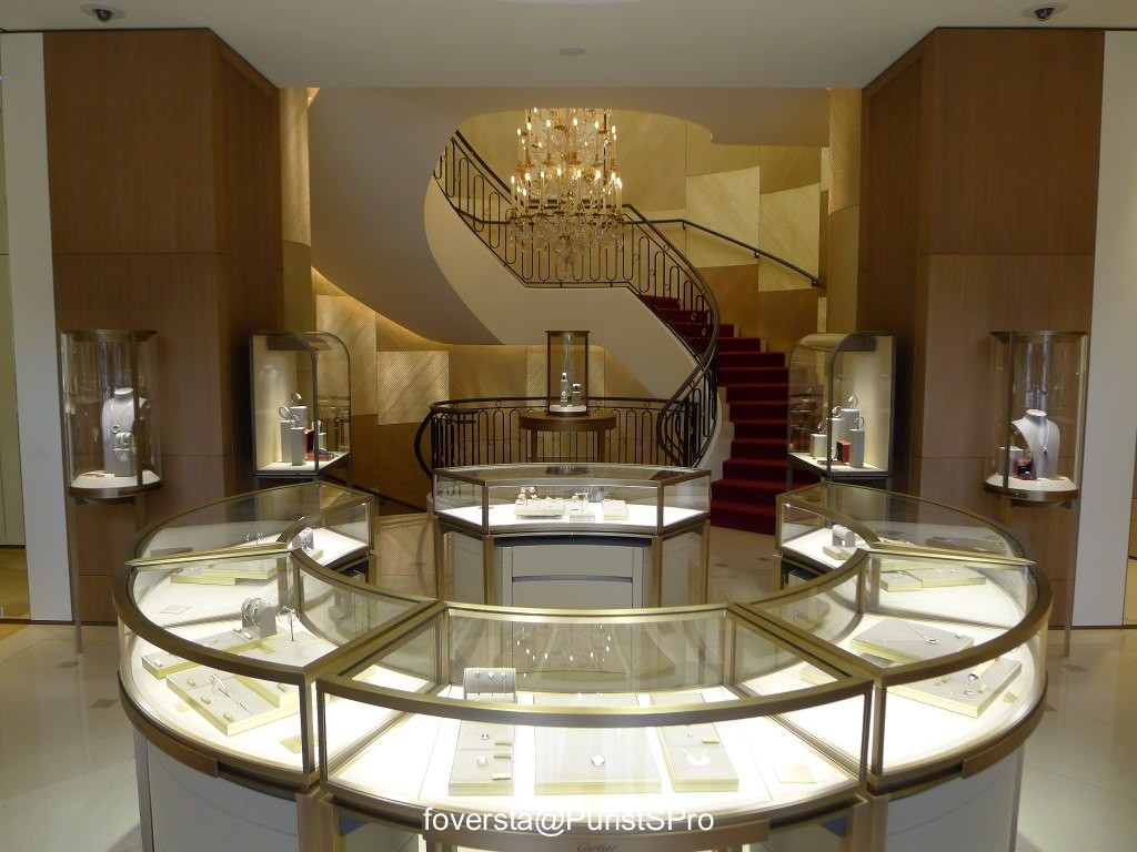 My visit of the Cartier Boutique of the Champs-Elysees