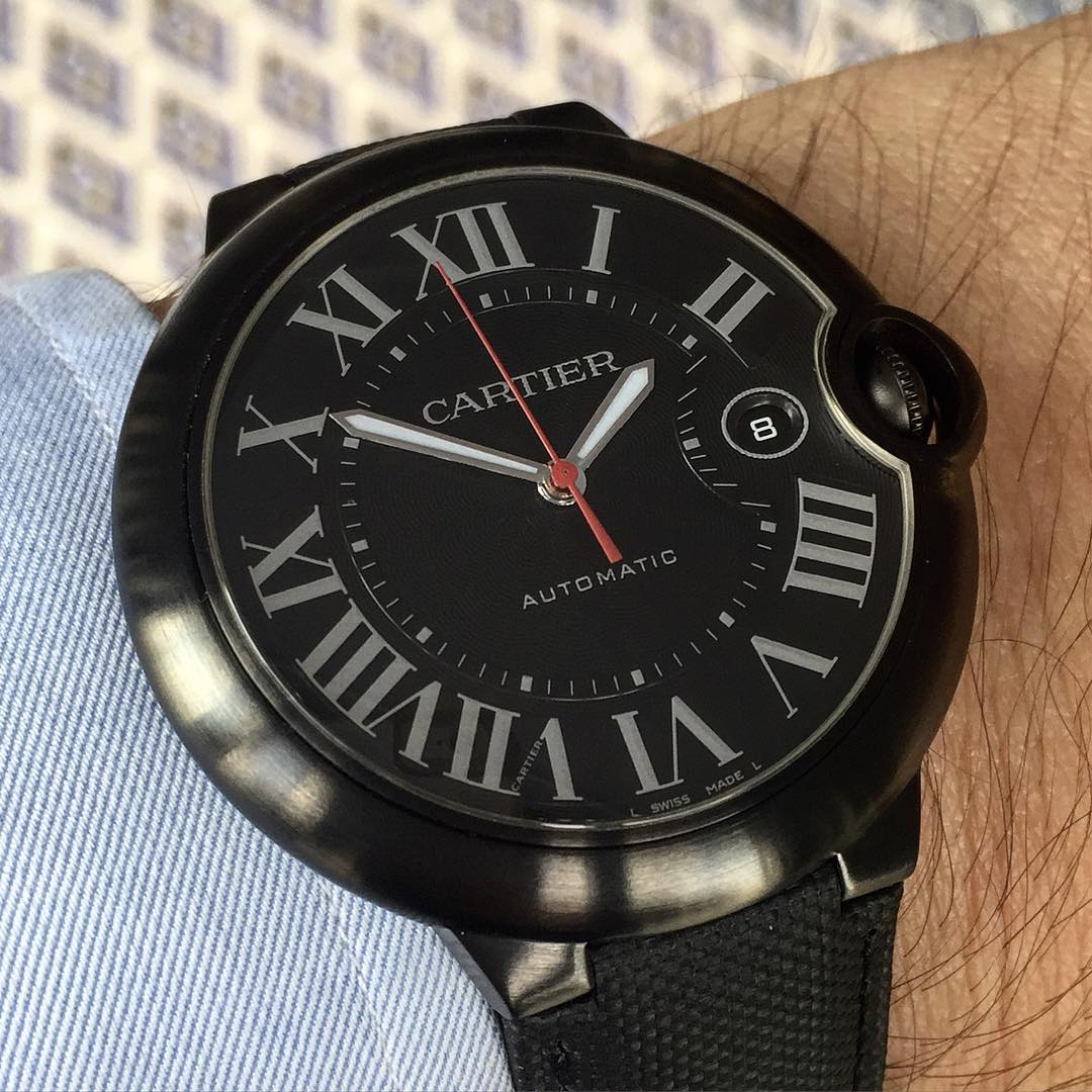 cartier ballon bleu black