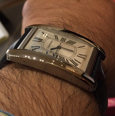 cartier tank americaine steel large