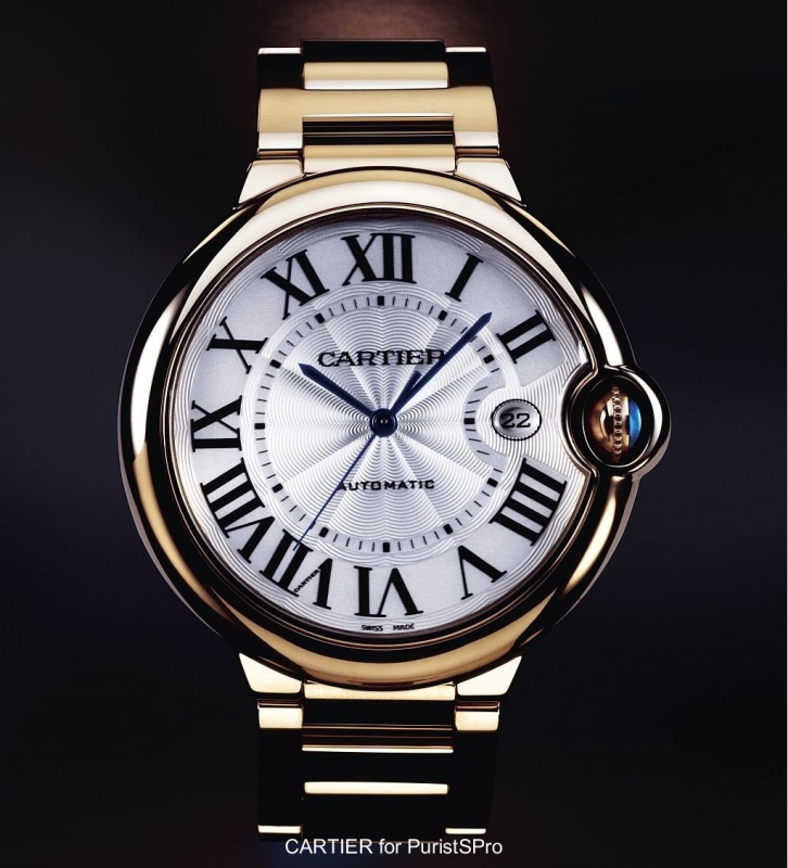 cartier watch with blue sapphire