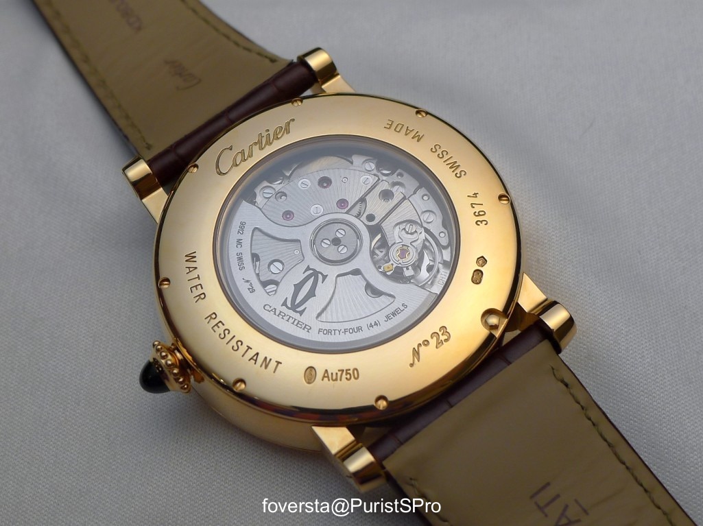 cartier au 750 watch