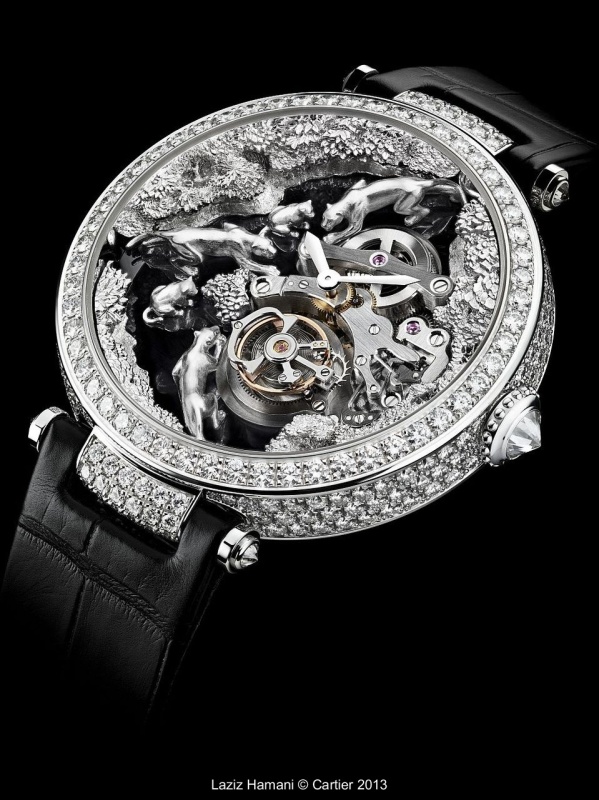 the cartier cadran love tourbillon watch