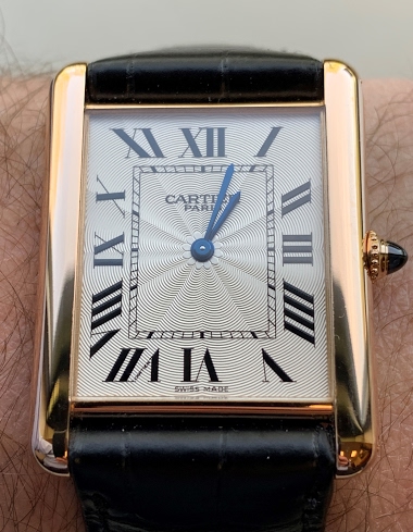 Cartier Tank Louis in yellow gold from the CPCP collection