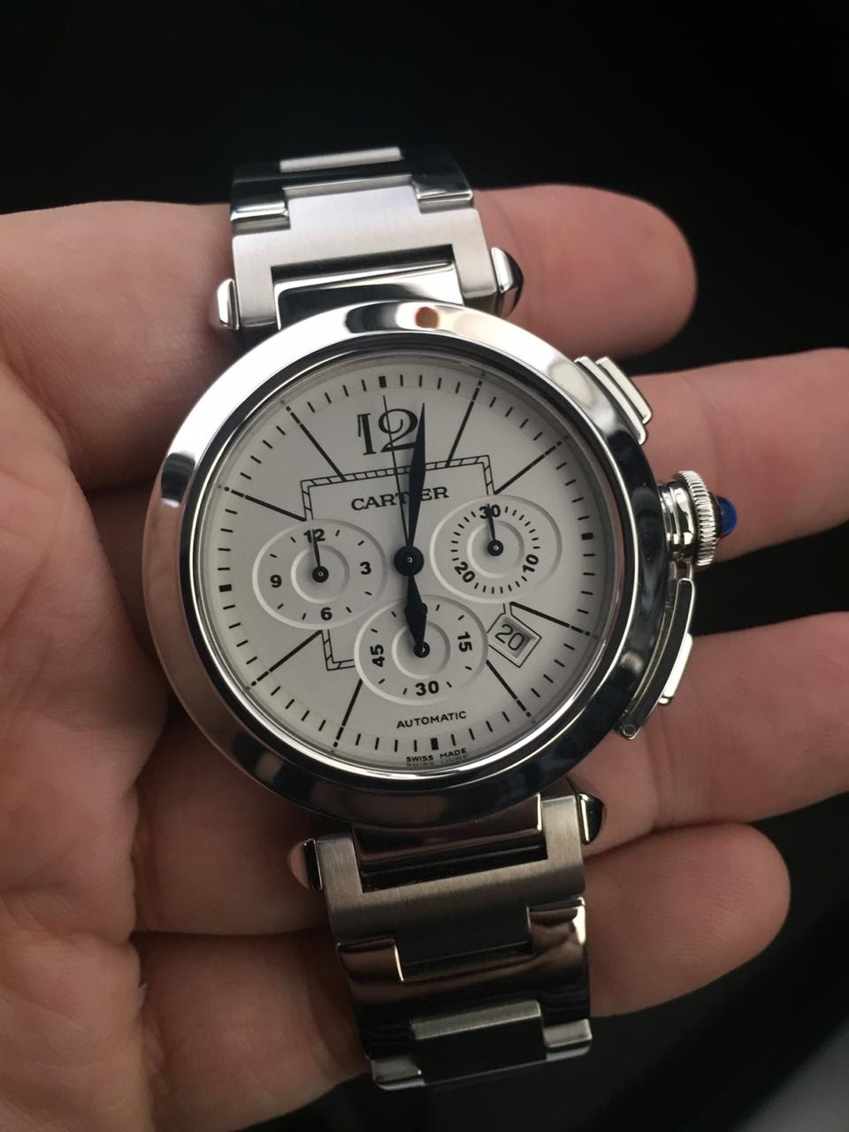 cartier chrono pasha